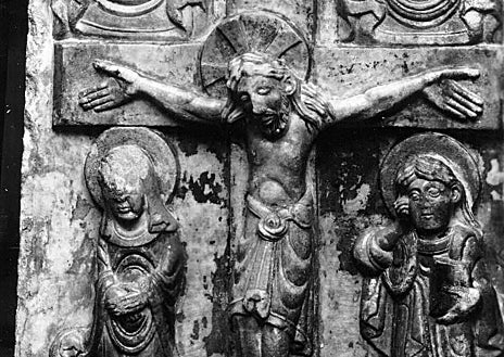 Imagen secundaria 1 - Sala XIII de la Exposición Internacional de Barcelona de 1929 y detalle de la pieza expuesta (dcha). A la izquierda, fotografía del Archivo Moreno