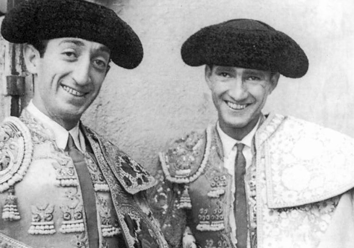 Manolete y Carlos Arruza
