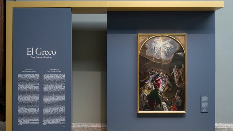 'The worship of the shepherds', of Greco. Botín Foundation Collection