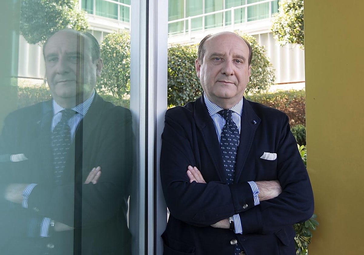 El abogado Joaquín Moeckel, durante la entrevista