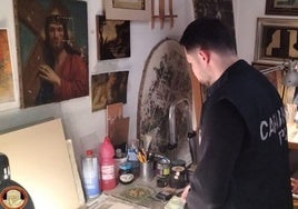 Desmantelado en Roma el taller de un falsificador de Picasso y Rembrandt