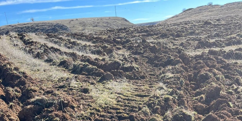 Arrasan con maquinaria pesada un conocido campamento romano de las Guerras Cántabras en Palencia