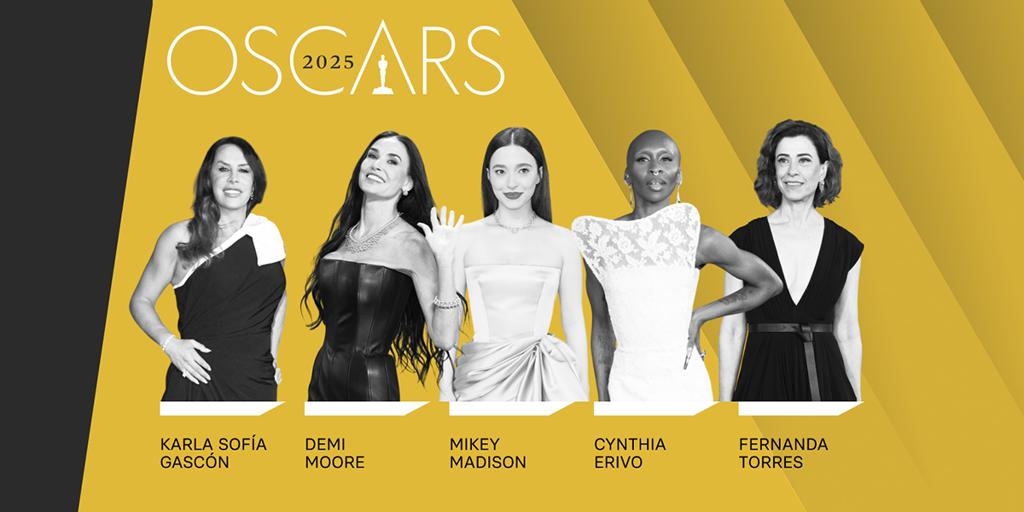 Estas son las nominadas a Mejor Actriz en los Premios Oscar 2025