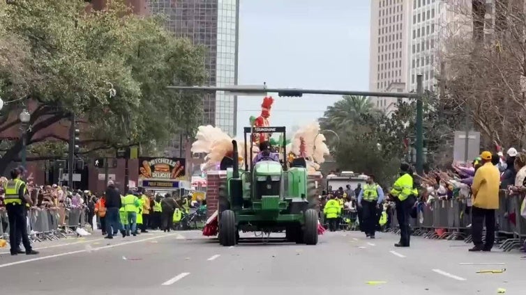 Nueva Orleans celebra el desfile del Mardi Gras