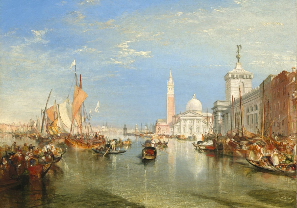 ‘La Dogana y San Giorgio Maggiore, Venecia’, de J.M.W. Turner