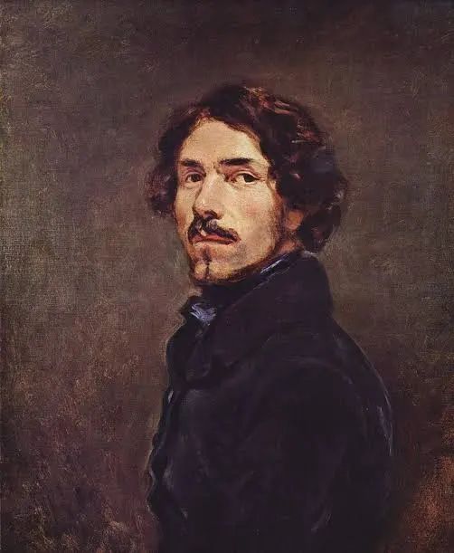 'Autorretrato', de Eugène Delacroix