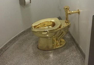 Resuelto el insólito caso del robo del inodoro de oro de los 6 millones de euros