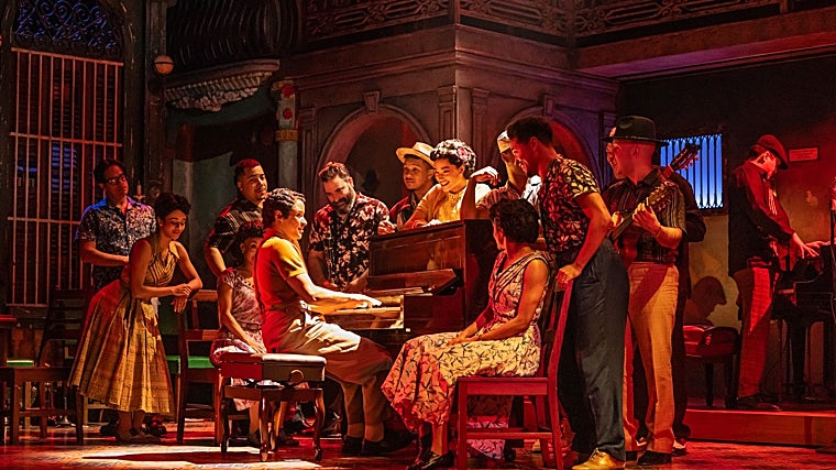 Fotografía cedida por Matthew Murphy de una escena durante el ensayo del musical 'Buena Vista Social Club'.