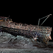 La electricidad seguía funcionando mientras se hundía el Titanic