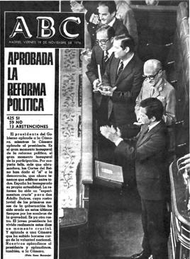 Imagen - Histórica portada de ABC del 19 de noviembre de 1976