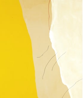 Imagen secundaria 2 - De arriba abajo, 'Cassis' (1995); 'Santorini' (1965); y 'Mañanas' (1971), de la pintora estadounidense