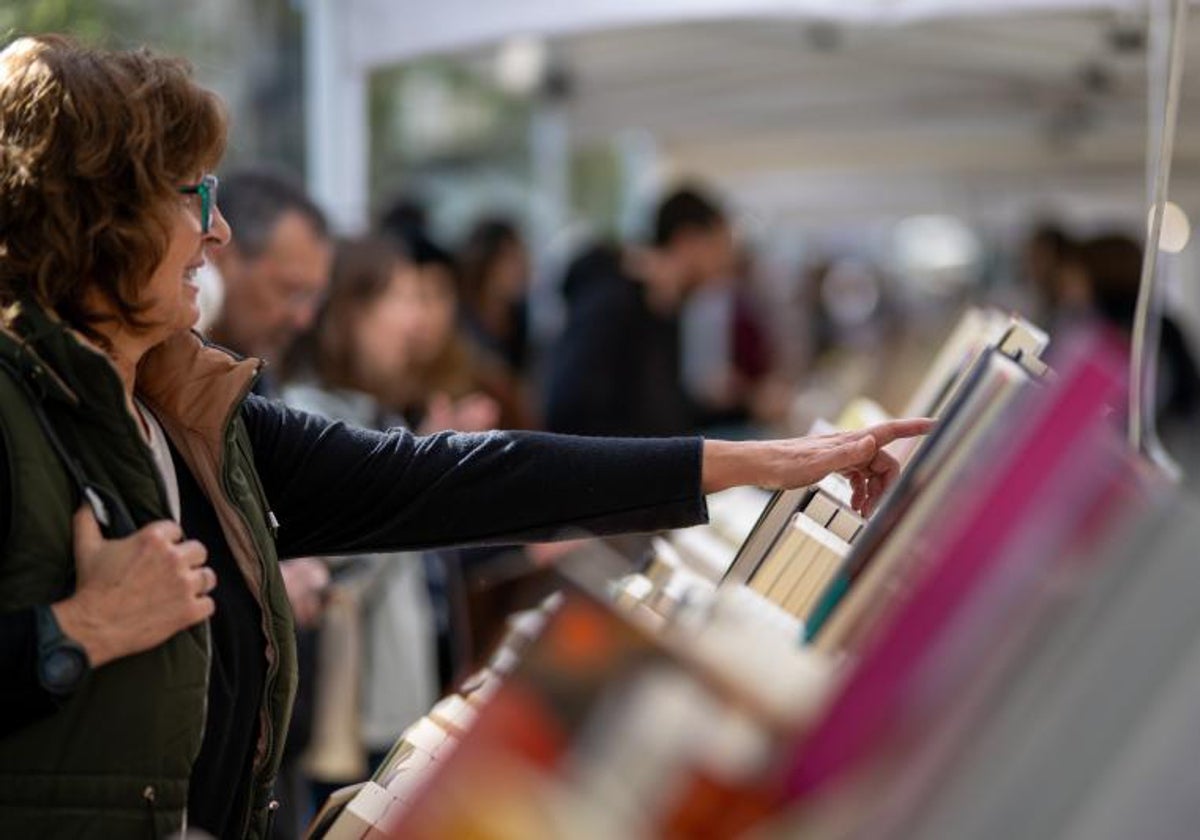 Una de las paradas del día del libro