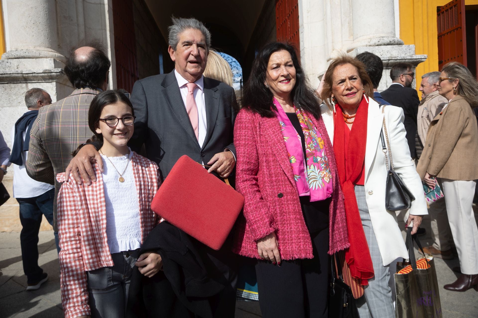Ángela Arroba, José Joaquín Gallardo, Reyes Navarro y Consuelo Carrizosa