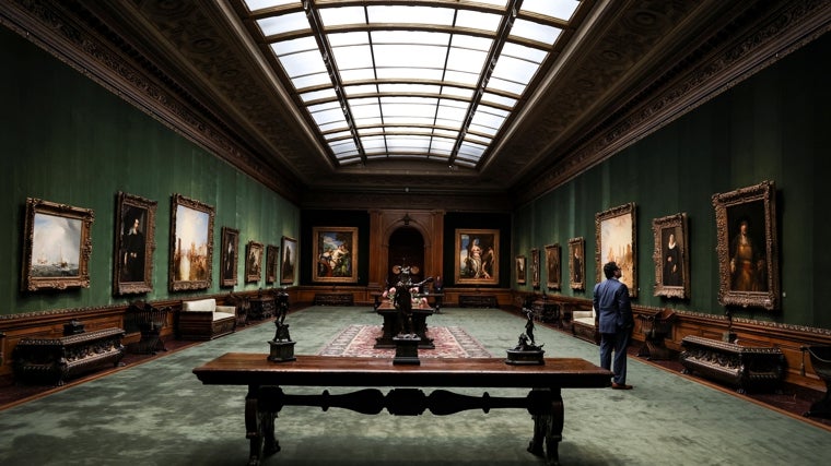 Obras maestras en la Galería oeste del museo