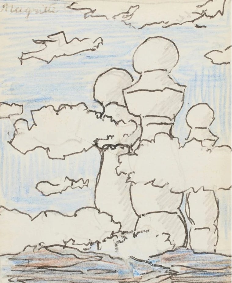 Dibujo de Magritte adquirido en eBay