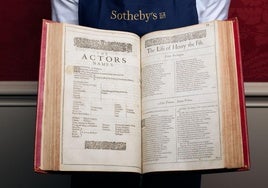 Sale a subasta un conjunto completo de los 'Folios' de Shakespeare por más de 5 millones de euros