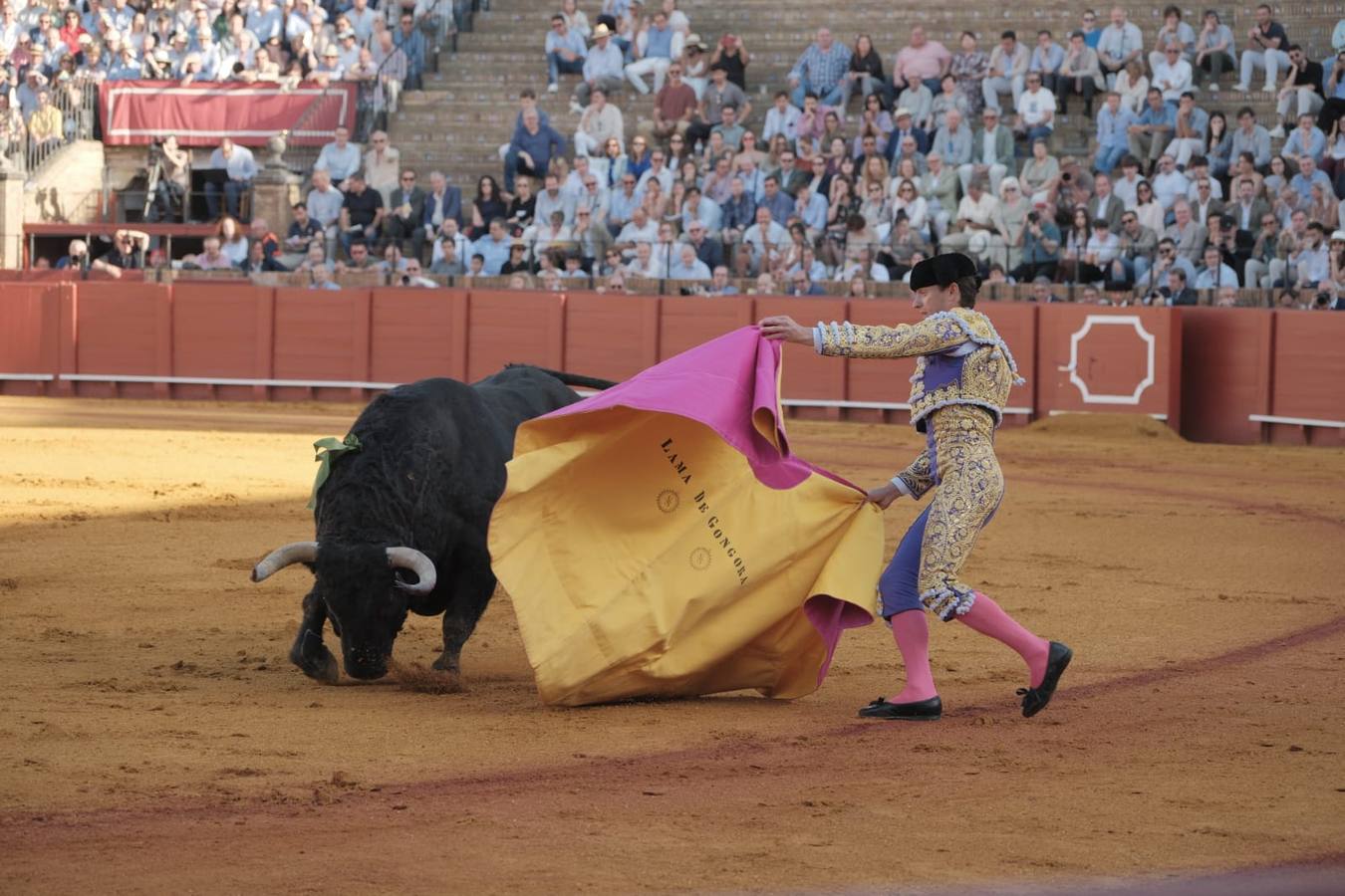 Lama de Góngora, con el primero de la tarde