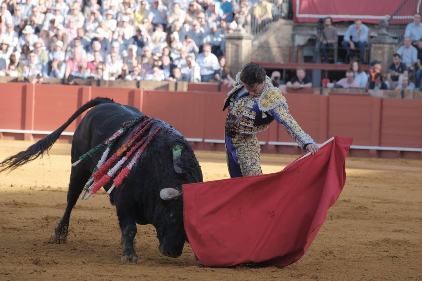 Lama de Góngora, con el primero de la tarde