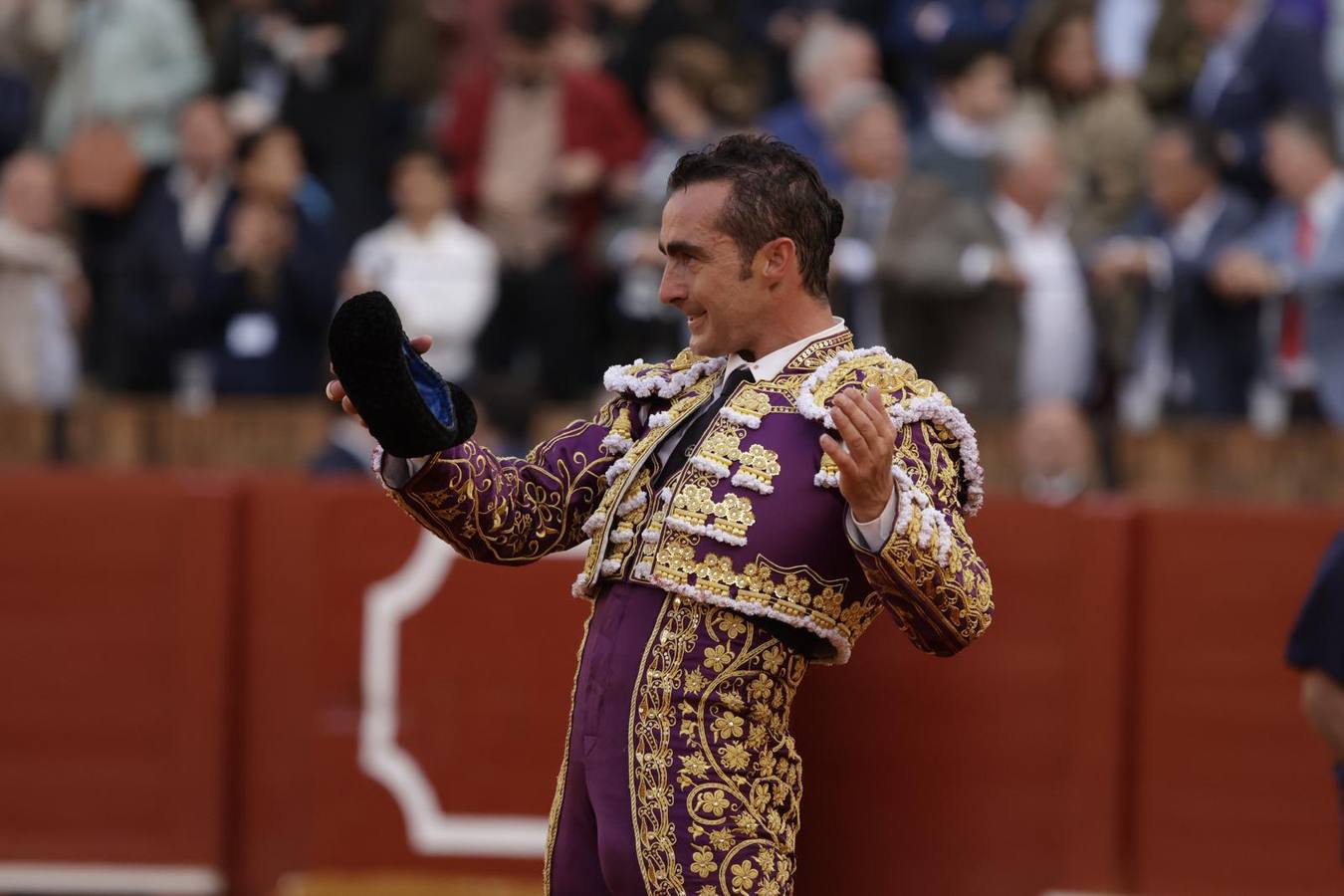 El Fandi, con los toros de Alcurrucén que le tocaron en suerte
