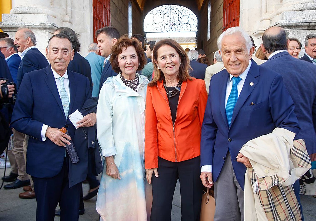 Antonio Gallego, María José Gracia, Teresa García y Antonio Pascual