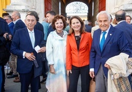 Antonio Gallego, María José Gracia, Teresa García y Antonio Pascual