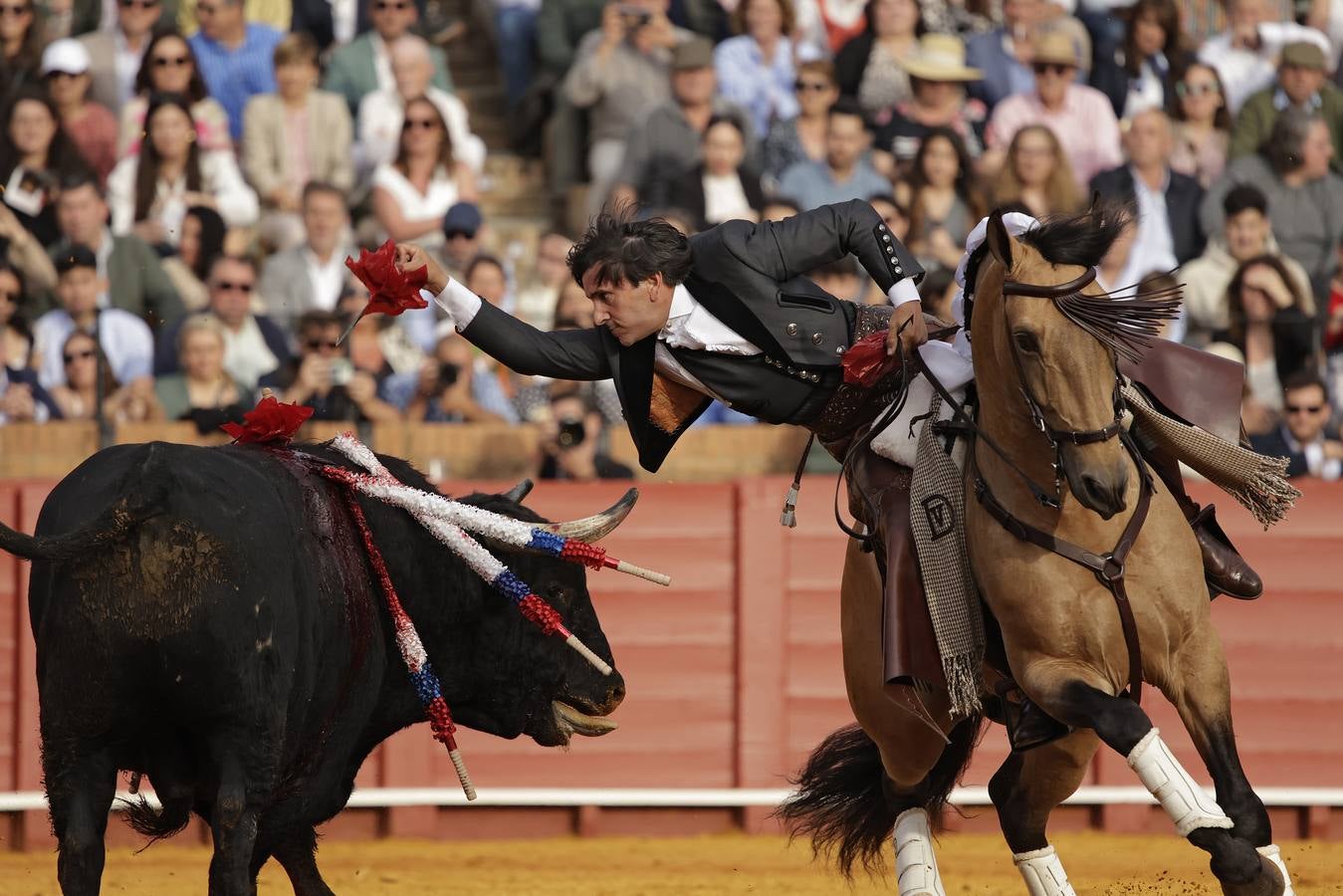 Diego Ventura cortó una oreja, aunque el público pidió que le dieran tres