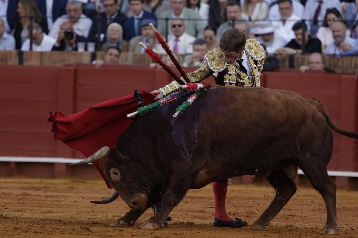 Borja Jiménez, con su primer astado