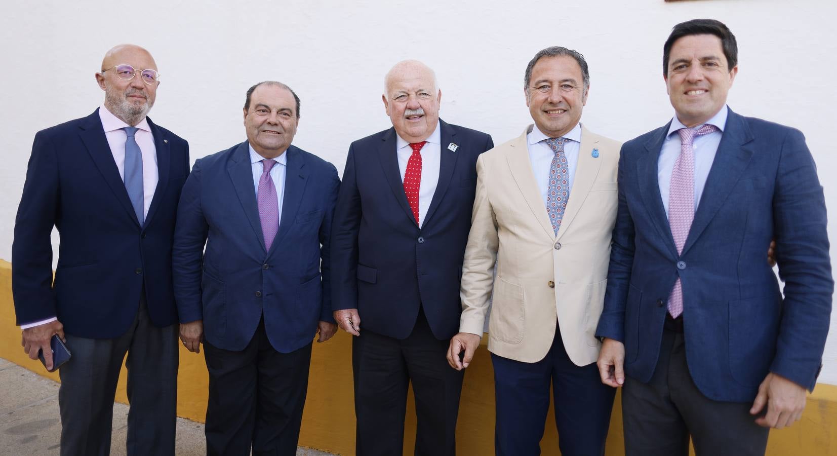 José Antonio Hinojosa, Javier Gómez, Jesús Aguirre, Ricardo Sánchez y Luis Fernando Rodríguez