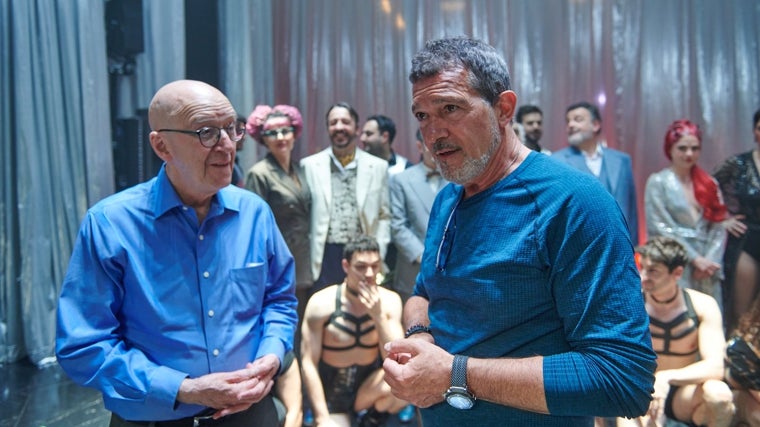 Erik-Lee Preminger y Antonio Banderas