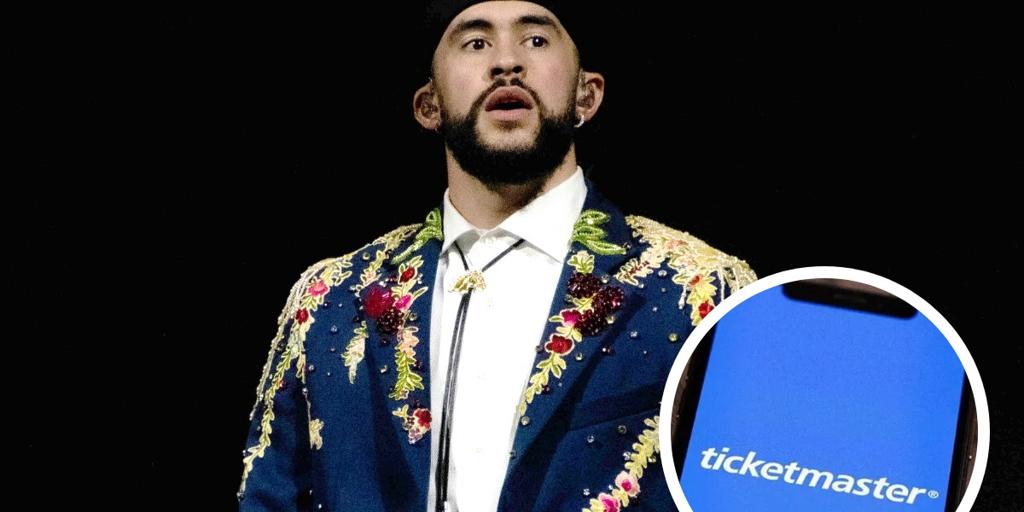 Bad Bunny provoca una caída de Ticketmaster por las entradas de sus conciertos en Madrid y Barcelona