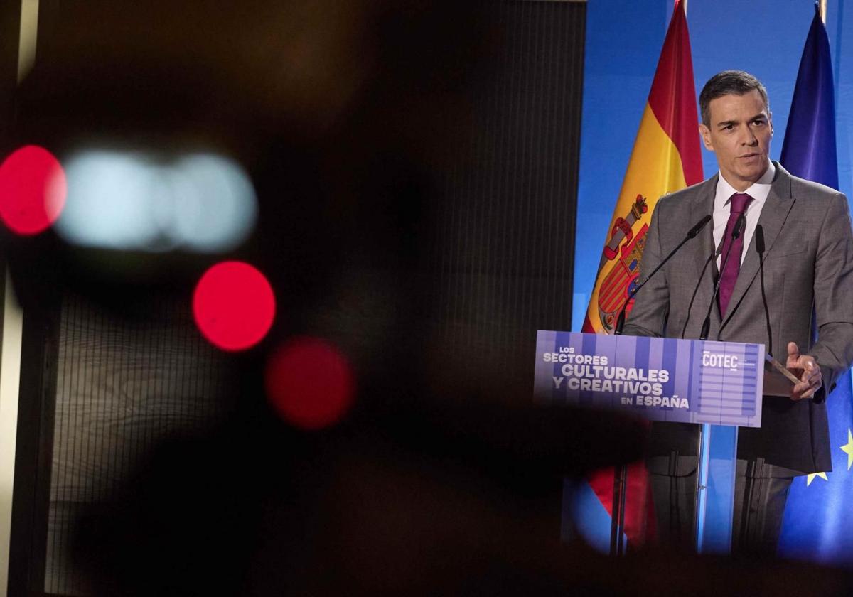 Sánchez clausura la presentación del informe 'Los sectores culturales y creativos en España. Análisis de su valor económico'
