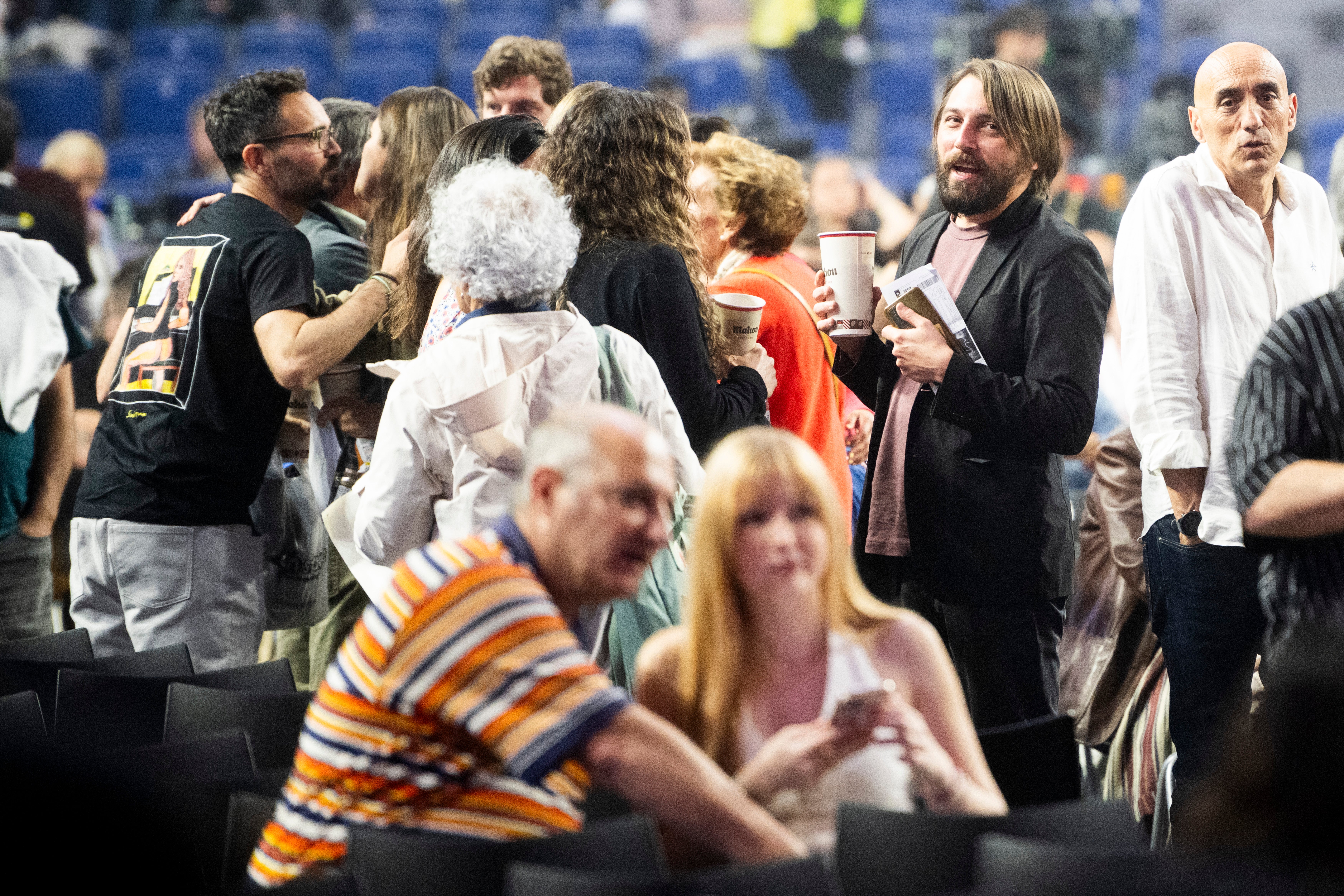 El periodista Juan Soto Ivars tampoco ha querido perderse la gran noche de Sabina en Madrid