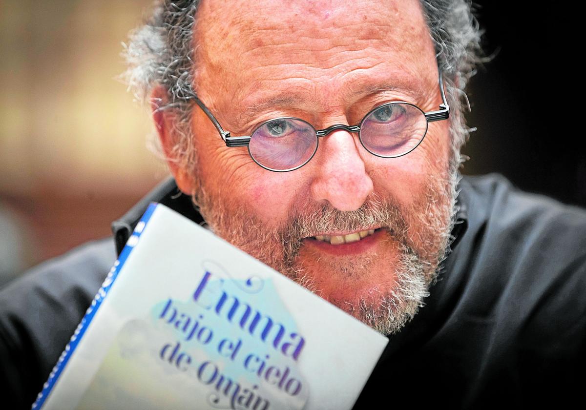 Jean Reno en el hotel madrileño en el que presentó el libro