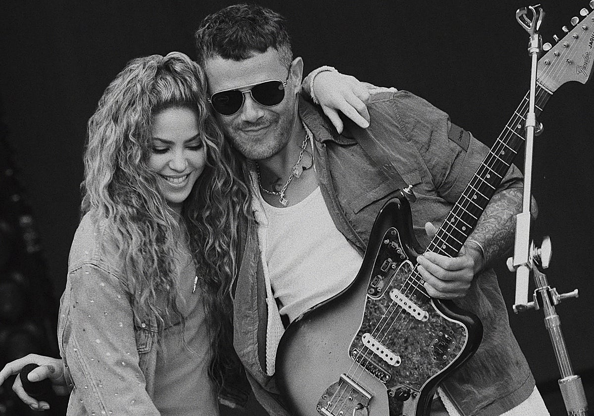 Shakira y Alejandro Sanz