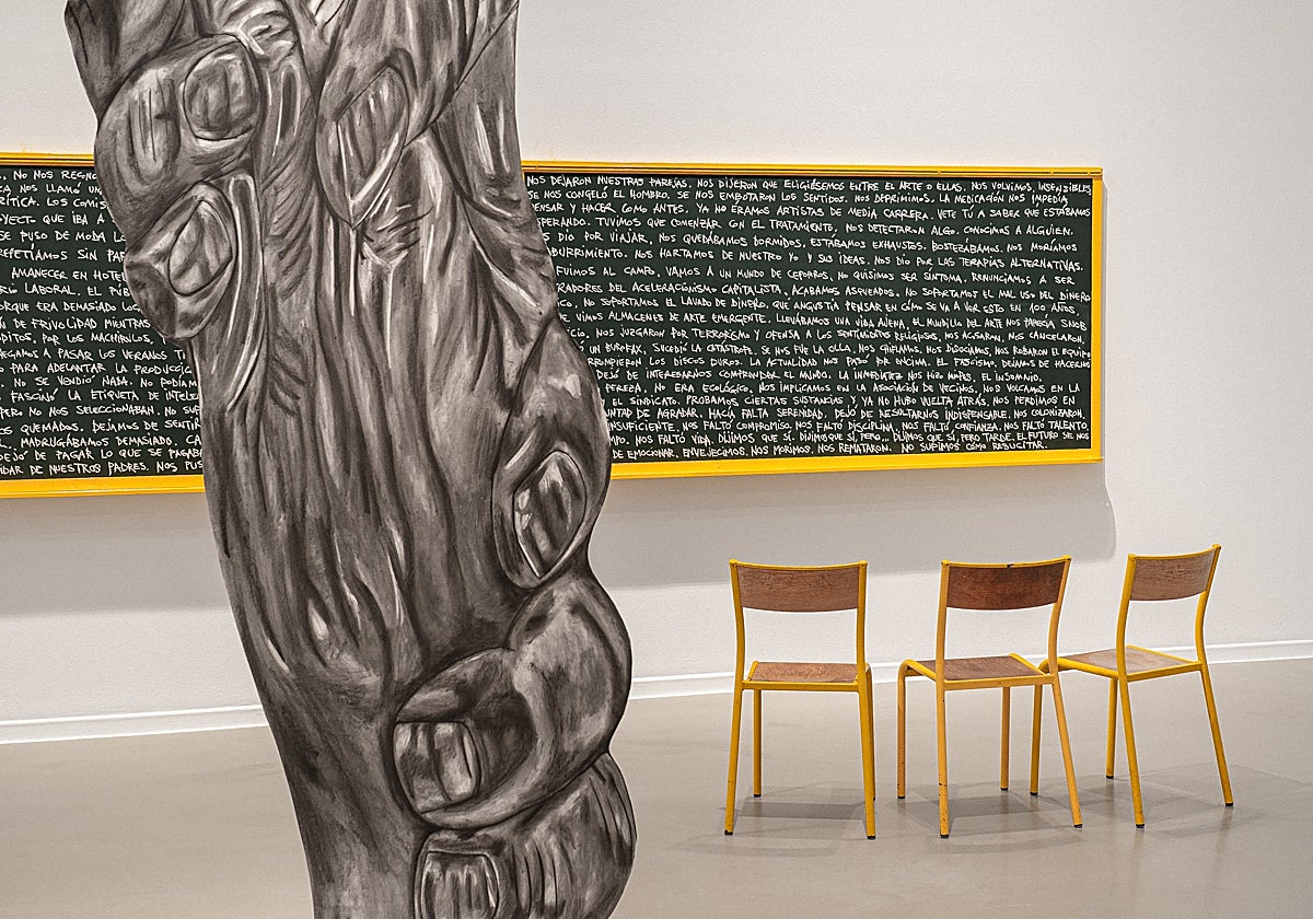 Obras de Marta Gonzalo y Publio Pérez Prieto en la exposición