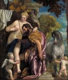 Imagen secundaria 2 - Tres obras de Veronés. Arriba, 'La unción de David'. Sobre estas líneas, a la izquierda, 'La conversión de María Magdalena'. A la derecha, 'Marte y Venus unidos por el amor'