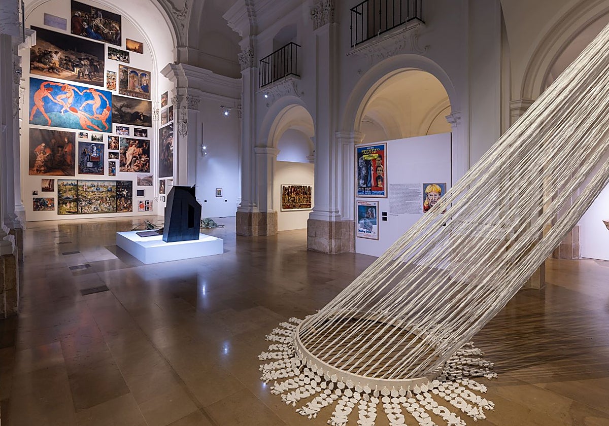 Vista del montaje de 'La noche americana' en Sala Verónicas
