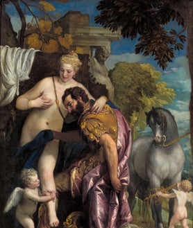 Imagen secundaria 2 - De arriba abajo, 'La disputa con los doctores en el tempo'; 'La conversion de Maria Magdalena'; y 'Marte y Venus unidos por el Amor'