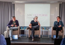 De izquierda a derecha: Jesús García Calero, Fernando León de Aranoa y Rodrigo Cortés