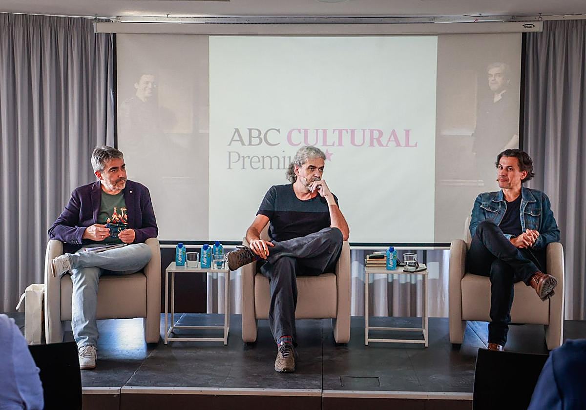 De izquierda a derecha: Jesús García Calero, Fernando León de Aranoa y Rodrigo Cortés