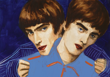A subasta por dos millones de euros un retrato de los hermanos Gallagher de antes del reencuentro de Oasis