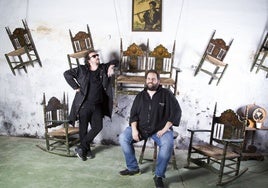 Benito (izquierda) y Pedro Jiménez, Los Voluble
