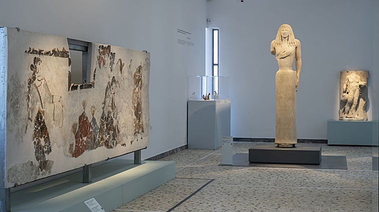 Sala en la que se encuentra la 'Koré de Tera'