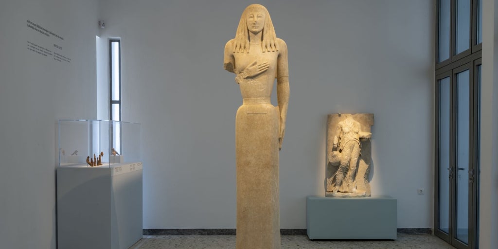 La 'Koré de Tera' regresa a casa: media tonelada de historia para descubrir el pasado de Santorini