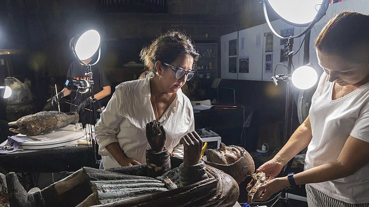 Siglos de polvo, cera y humedad: el belén napolitano más antiguo de Europa 'revive' en Mallorca