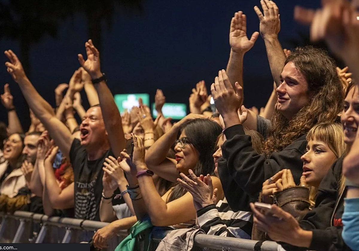 Asistentes a un concierto