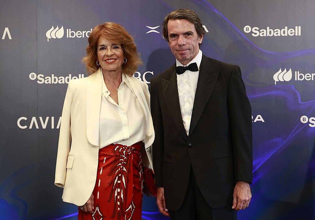 Ana Botella y José María Aznar, expresidente del Gobierno