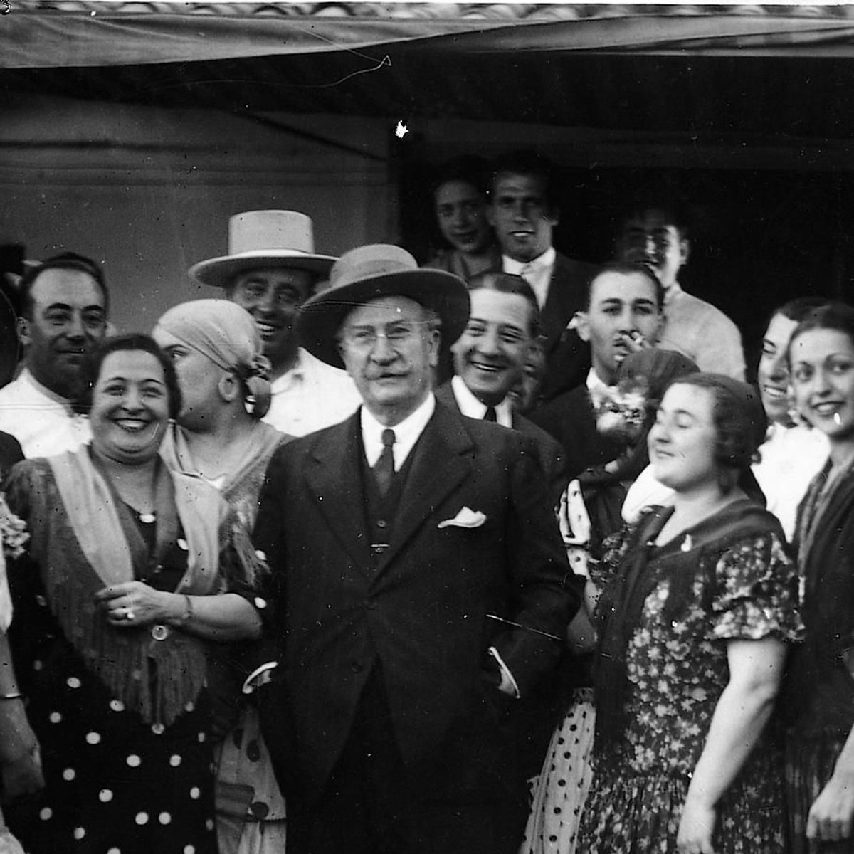 Alejandro Lerroux, en el Rocío de 1935