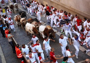 Cuarto encierro de San Fermín, en directo: heridos, ganadería y última hora desde Pamplona hoy