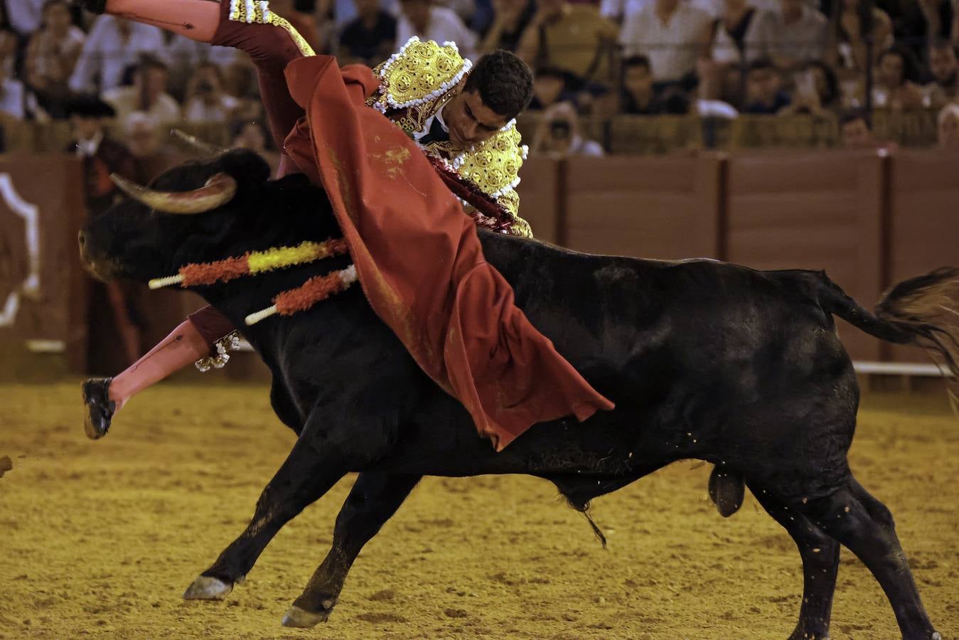 David Gutiérrez, del Patronato Provincial de Tauromaquia de Badajoz, mostró oficio y buenas formas con el capote